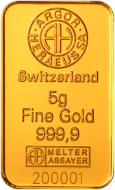 Zlata palica Argor-Heraeus 5 g