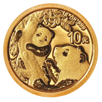 Zlatnik Panda 1 g 2024