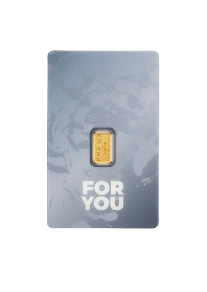 Zlata palica C-HAFNER 1 g blue for you