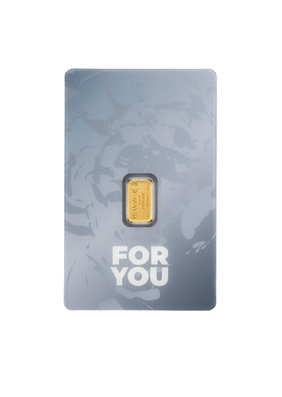 Zlata palica C-HAFNER 1 g blue for you