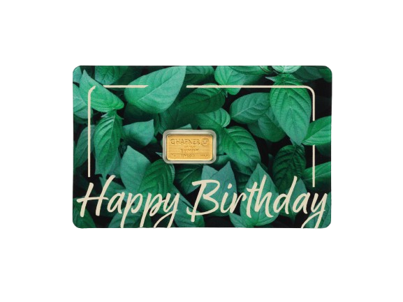 Zlata palica C-HAFNER 1 g Happy Birthday