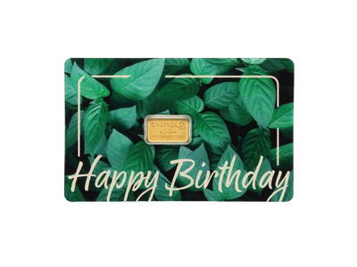 Zlata palica C-HAFNER 1 g Happy Birthday